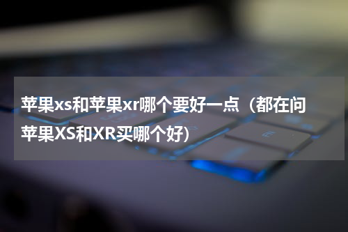 苹果xs和苹果xr哪个要好一点（都在问苹果XS和XR买哪个好）