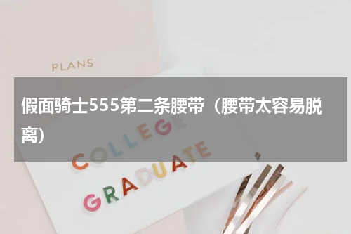 假面骑士555第二条腰带（腰带太容易脱离）