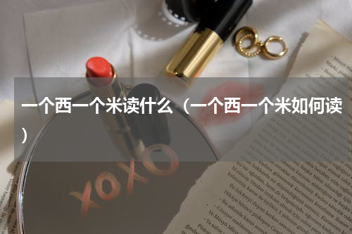 一个西一个米读什么（一个西一个米如何读）