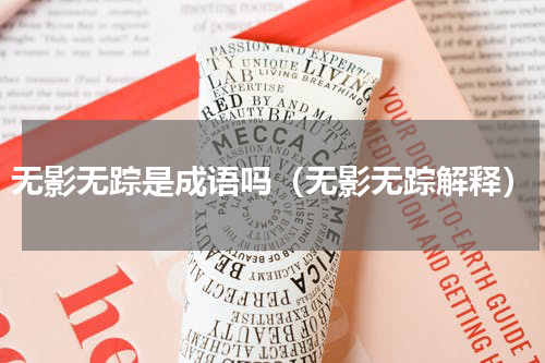 无影无踪是成语吗（无影无踪解释）