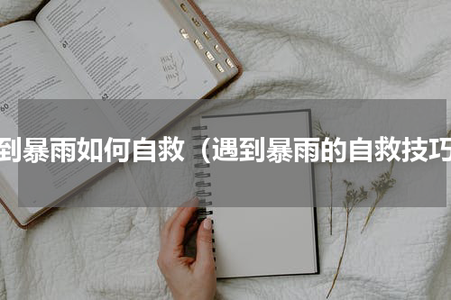 遇到暴雨如何自救（遇到暴雨的自救技巧）