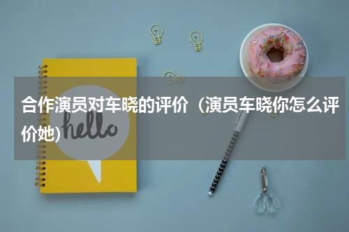 合作演员对车晓的评价（演员车晓你怎么评价她）
