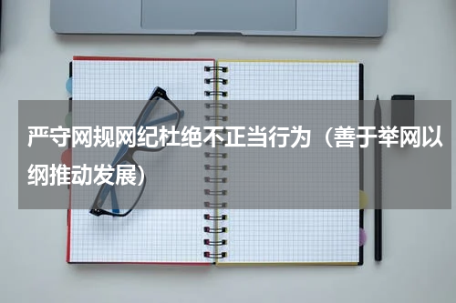 严守网规网纪杜绝不正当行为（善于举网以纲推动发展）