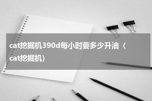 cat挖掘机390d每小时要多少升油（cat挖掘机）