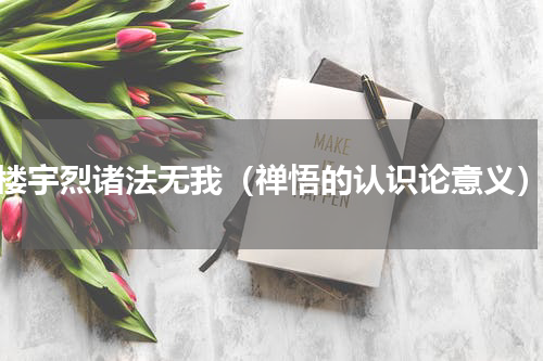 楼宇烈诸法无我（禅悟的认识论意义）