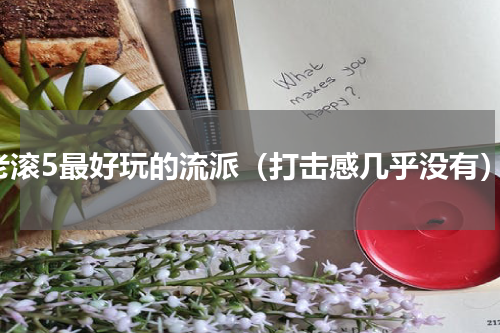 老滚5最好玩的流派（打击感几乎没有）
