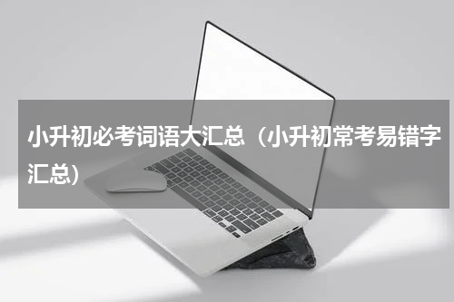 小升初必考词语大汇总（小升初常考易错字汇总）