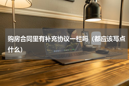 购房合同里有补充协议一栏吗（都应该写点什么）