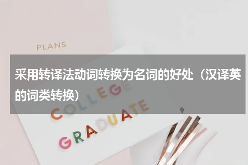 采用转译法动词转换为名词的好处（汉译英的词类转换）