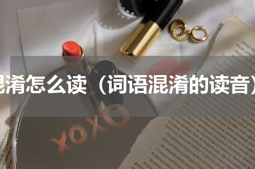 混淆怎么读（词语混淆的读音）