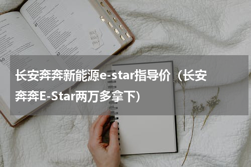 长安奔奔新能源e-star指导价（长安奔奔E-Star两万多拿下）