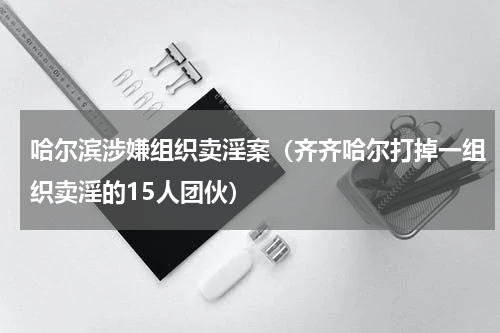 哈尔滨涉嫌组织卖淫案（齐齐哈尔打掉一组织卖淫的15人团伙）