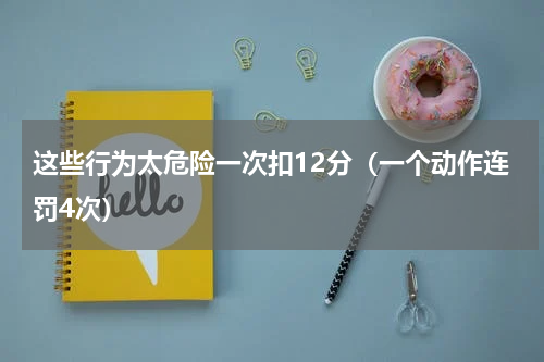 这些行为太危险一次扣12分（一个动作连罚4次）