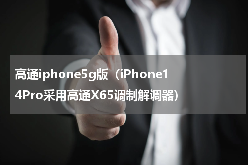 高通iphone5g版（iPhone14Pro采用高通X65调制解调器）