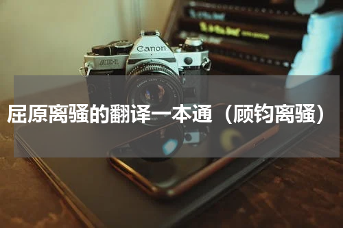 屈原离骚的翻译一本通（顾钧离骚）