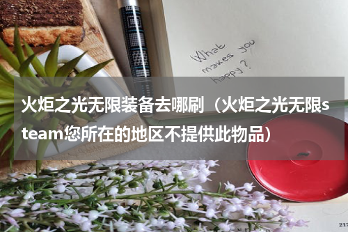 火炬之光无限装备去哪刷（火炬之光无限steam您所在的地区不提供此物品）