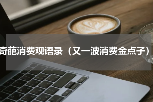 奇葩消费观语录（又一波消费金点子）