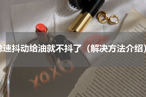 怠速抖动给油就不抖了（解决方法介绍）