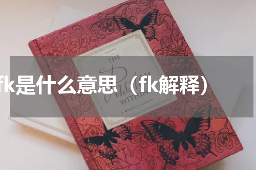 fk是什么意思（fk解释）