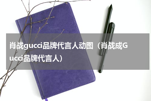肖战gucci品牌代言人动图（肖战成Gucci品牌代言人）
