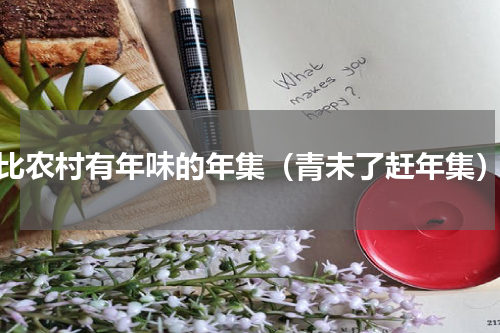 比农村有年味的年集（青未了赶年集）