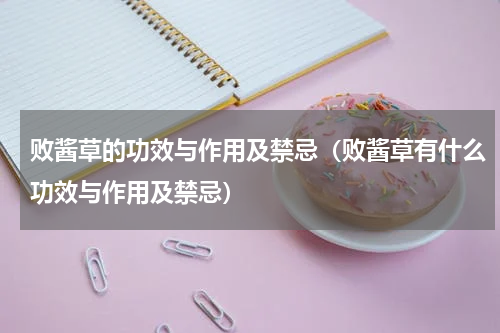 败酱草的功效与作用及禁忌（败酱草有什么功效与作用及禁忌）