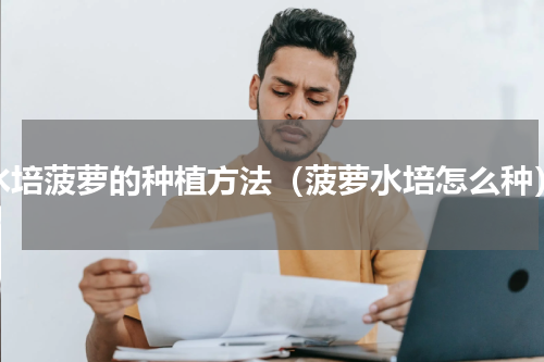 水培菠萝的种植方法（菠萝水培怎么种）