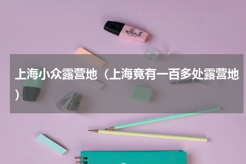 上海小众露营地（上海竟有一百多处露营地）