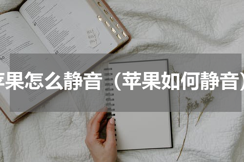 苹果怎么静音（苹果如何静音）