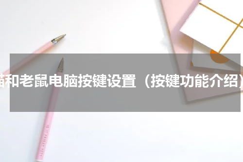 猫和老鼠电脑按键设置（按键功能介绍）