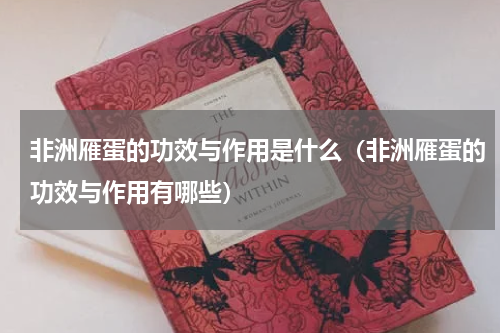 非洲雁蛋的功效与作用是什么（非洲雁蛋的功效与作用有哪些）