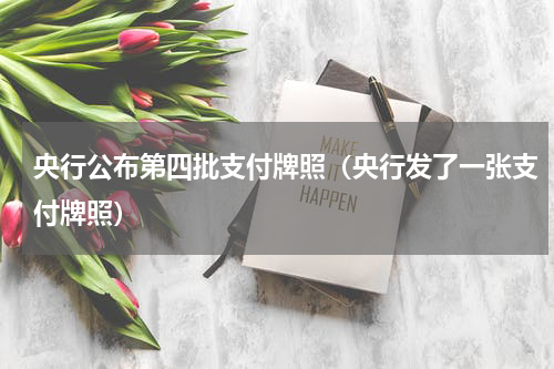 央行公布第四批支付牌照（央行发了一张支付牌照）