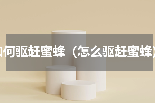 如何驱赶蜜蜂（怎么驱赶蜜蜂）