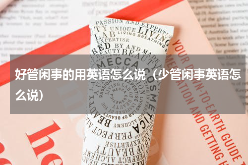 好管闲事的用英语怎么说（少管闲事英语怎么说）