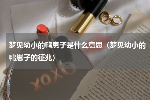 梦见幼小的鸭崽子是什么意思（梦见幼小的鸭崽子的征兆）