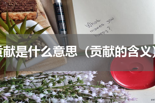 贡献是什么意思（贡献的含义）