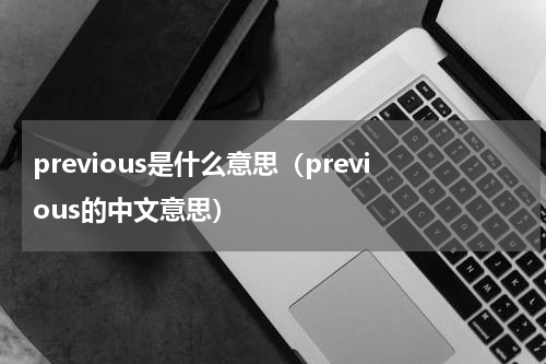 previous是什么意思（previous的中文意思）