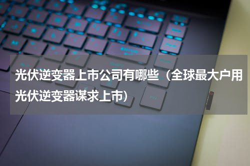 光伏逆变器上市公司有哪些（全球最大户用光伏逆变器谋求上市）