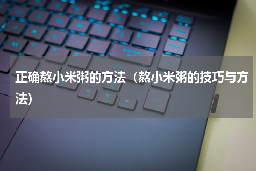 正确熬小米粥的方法（熬小米粥的技巧与方法）