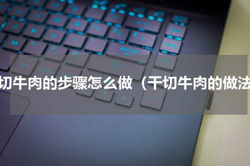 干切牛肉的步骤怎么做（干切牛肉的做法）