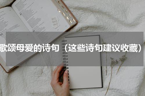 歌颂母爱的诗句（这些诗句建议收藏）