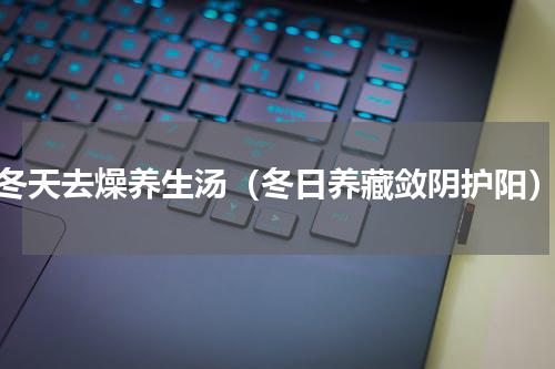 冬天去燥养生汤（冬日养藏敛阴护阳）