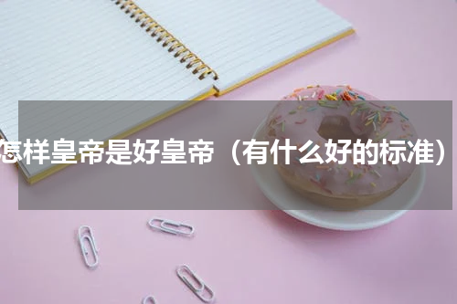 怎样皇帝是好皇帝（有什么好的标准）