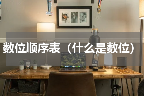 数位顺序表（什么是数位）
