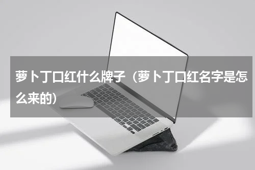 萝卜丁口红什么牌子（萝卜丁口红名字是怎么来的）