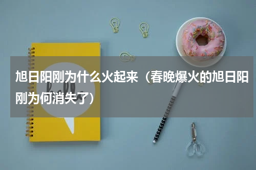 旭日阳刚为什么火起来（春晚爆火的旭日阳刚为何消失了）