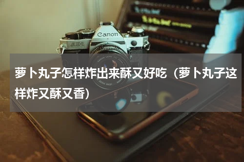 萝卜丸子怎样炸出来酥又好吃（萝卜丸子这样炸又酥又香）