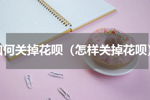 如何关掉花呗（怎样关掉花呗）