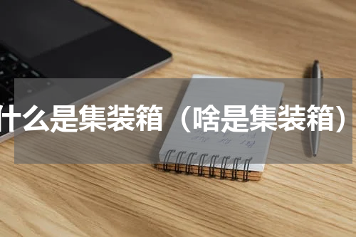 什么是集装箱（啥是集装箱）