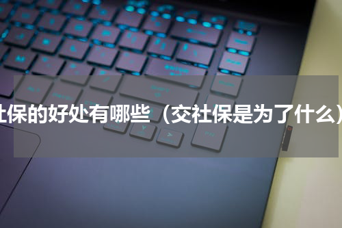 社保的好处有哪些（交社保是为了什么）
